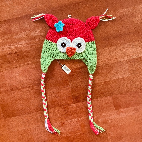 New! KNITTED OWL BEANIES - Picture 3 of 6